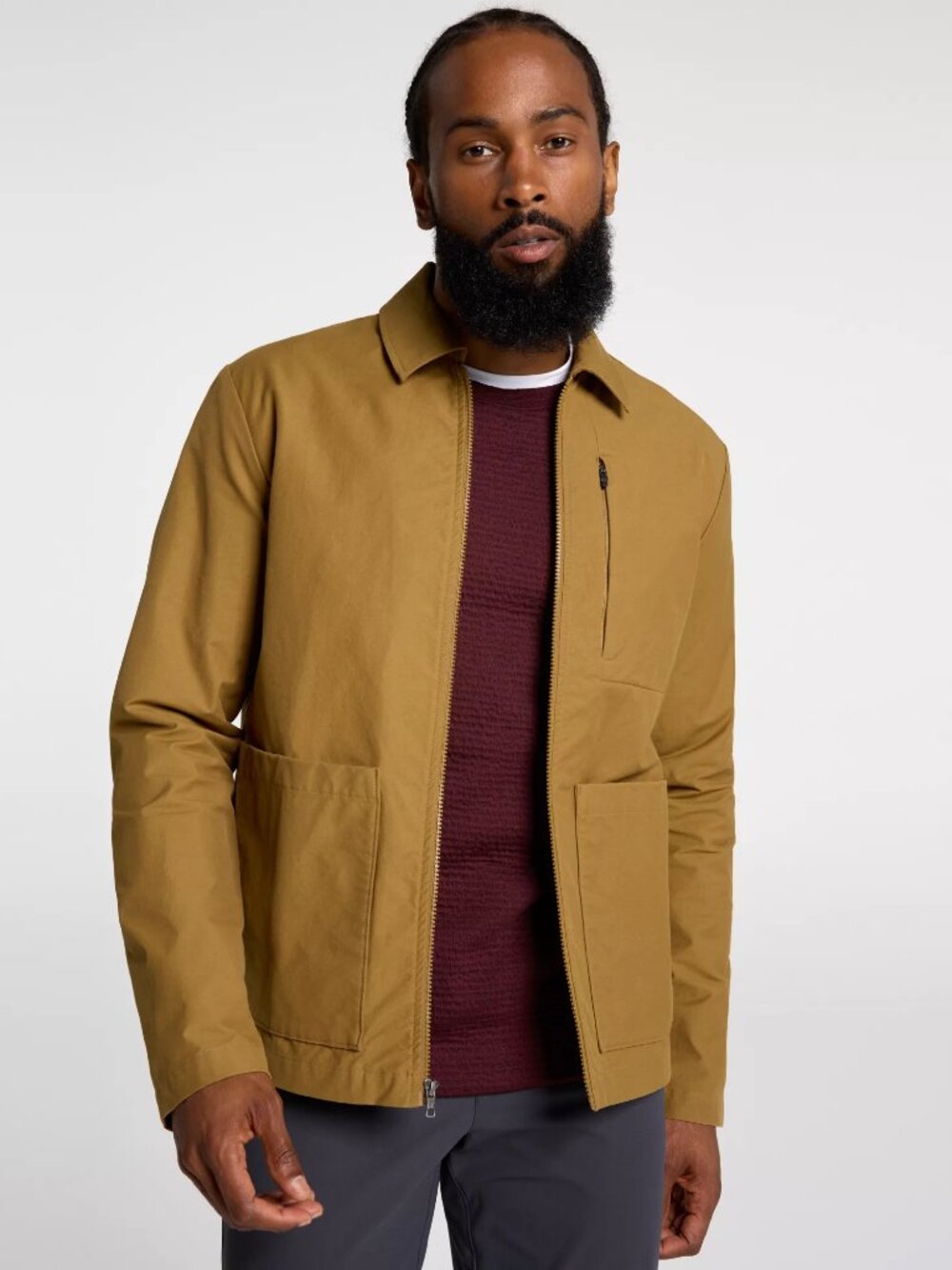VRST Men's Canvas Chore Jacket - Color: Brown Spice